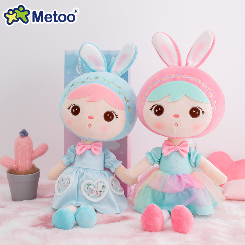 metoo洛丽塔公仔小兔子毛绒玩具
