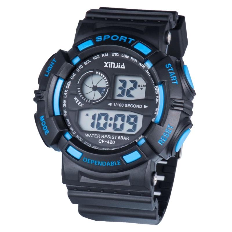 运动水下深度防水潜水计时表