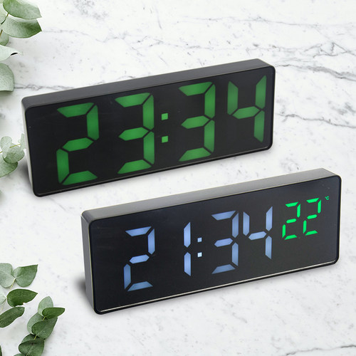 LED桌面中学生声控静音数字闹钟