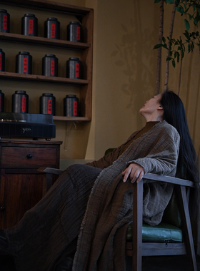 亚麻外套 外搭 宽松慵懒风