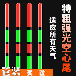 纳米空心尾鱼漂套装醒目加粗老年