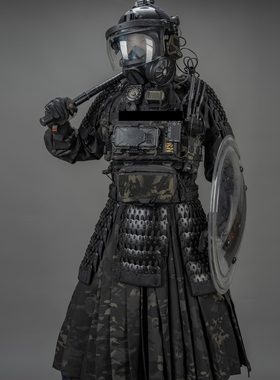 [TRN]BAC黑灰工业 国风 改良  明制 迷彩 贴里 曳撒 飞鱼服