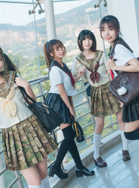 TRN黑灰工业JK MCBK MC 制服裙  战术百褶裙 武装娘 日常