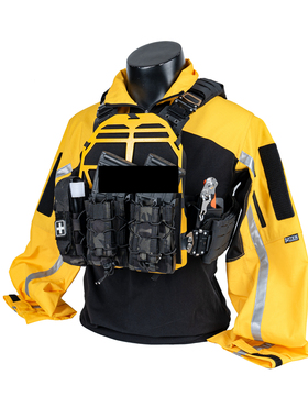 [TRN]BAC黑灰工业反光条醒目教官服橘色黄色作训服救援队透气蛙服