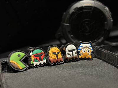 【TRN】臂章星球 PATCHLAB 吃豆人PVC 刺绣魔术贴 背包装饰士气章