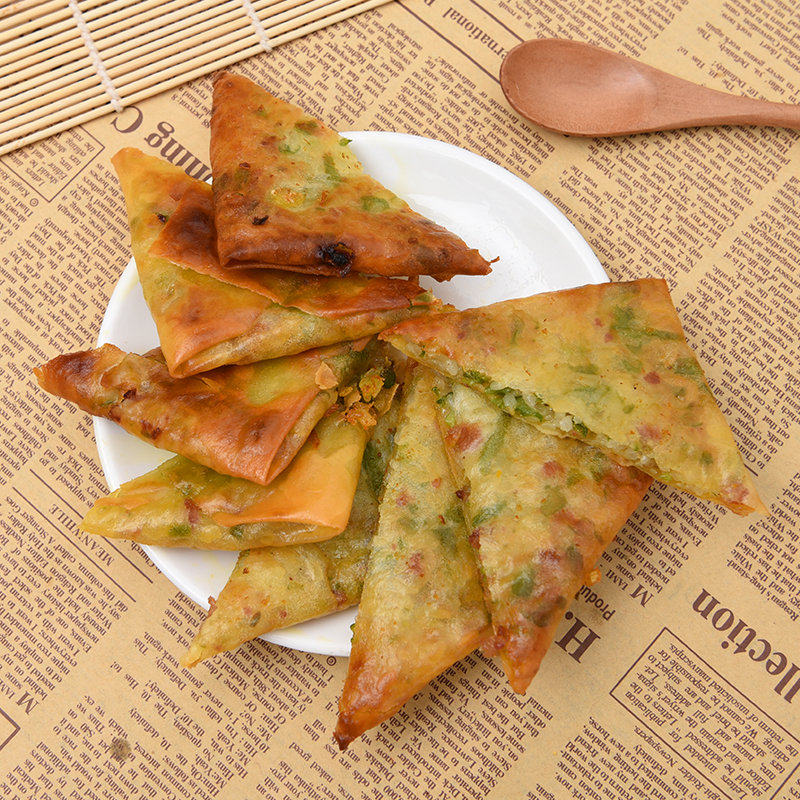 恒士兴常州特产网红农家豇豆饼乌米豇豆饼早餐冷冻煎炸点心8片装