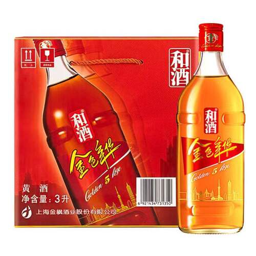 和酒金色年华五年陈500ML*6瓶/12瓶 新老包装随机发