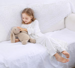 2018新品春秋季女童装女孩宝宝长袖纯棉长款韩母女亲子版公主睡裙