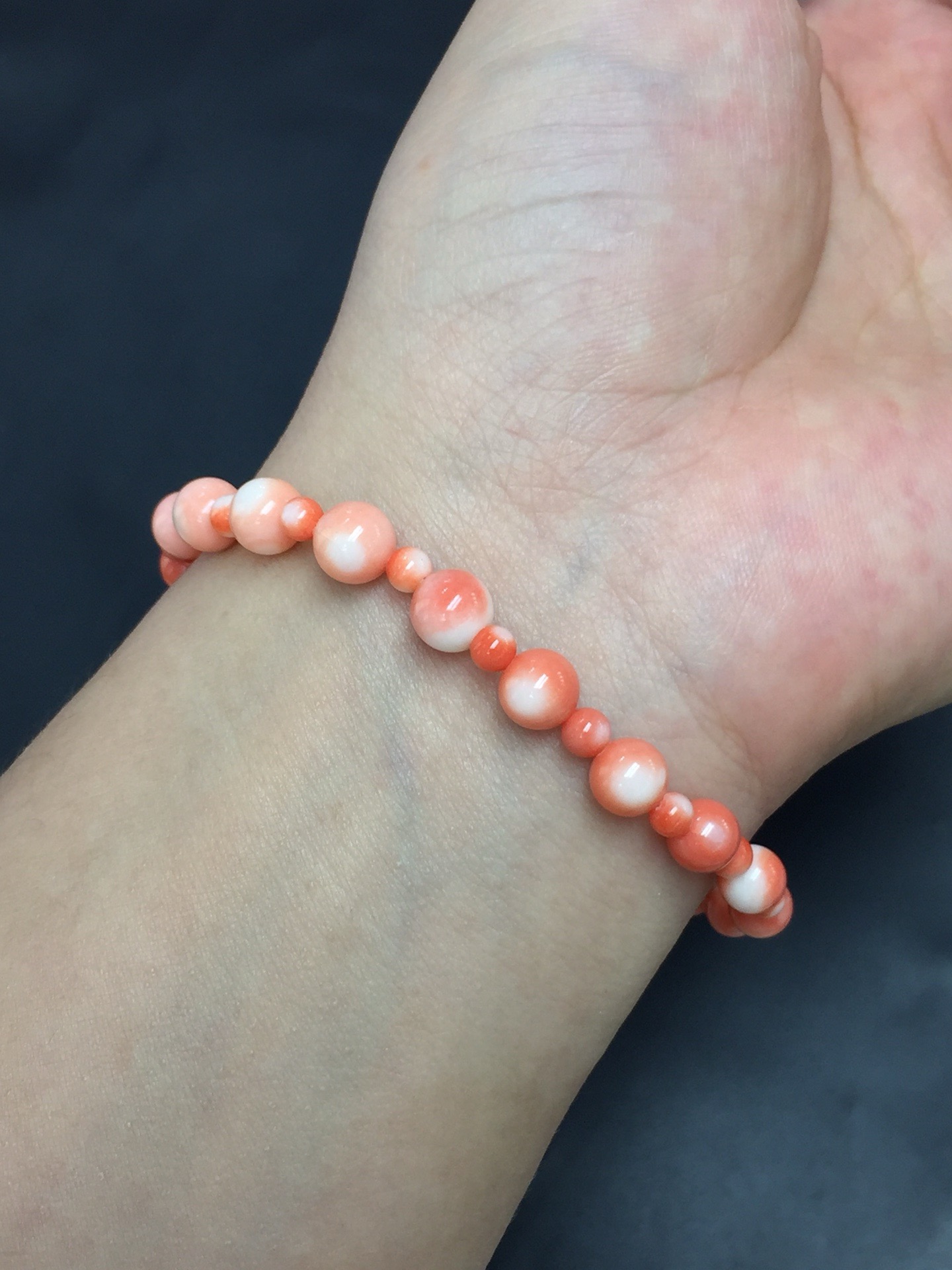 七宝珊瑚：精品手串手链手饰时尚百搭，尺寸5.2～6.6mm