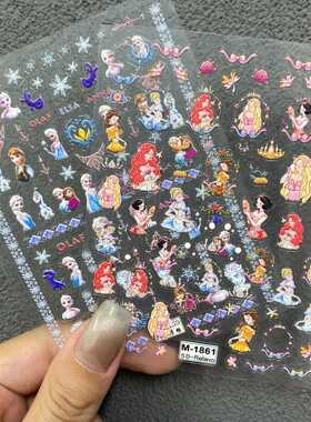 手账浮雕立体可爱卡通指甲装饰品