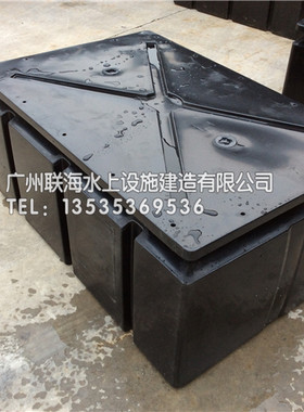 广州水上平台浮桥浮筒游艇码头水上游泳池钓鱼平台浮动码头浮箱