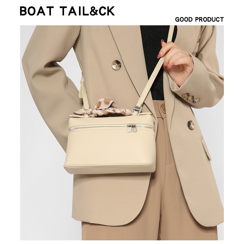 BOAT TAIL&CK轻奢小众设计真皮包包女式2025新款简约百搭斜挎包