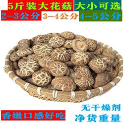 大花菇5斤剪脚干货冬菇蘑菇煲汤炒菜泌阳花菇送礼大小可选农特产