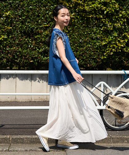 日系女款四季马甲荷叶边小飞袖