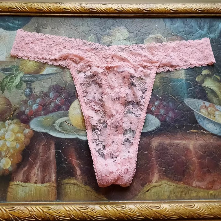 艾塔丽丝 欧美精品女士内裤蕾丝性感丁字裤适合臀围3031