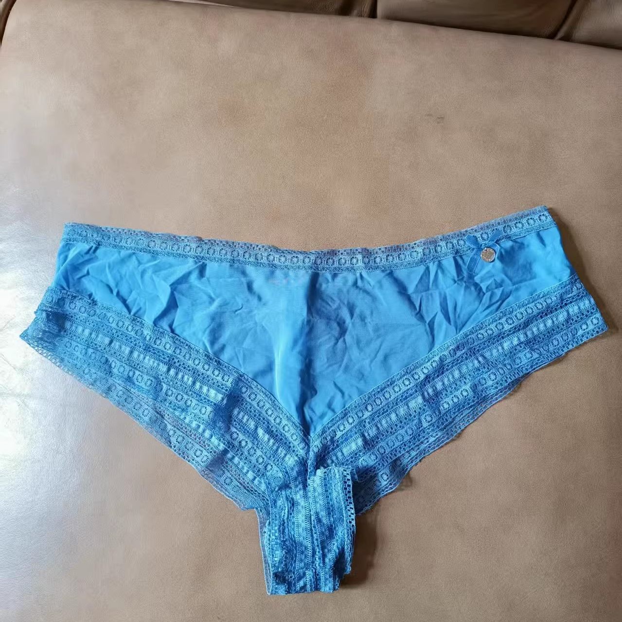 艾塔丽丝   法单艾家 女士内裤丝滑蕾丝边性感三角裤适合臀围2930