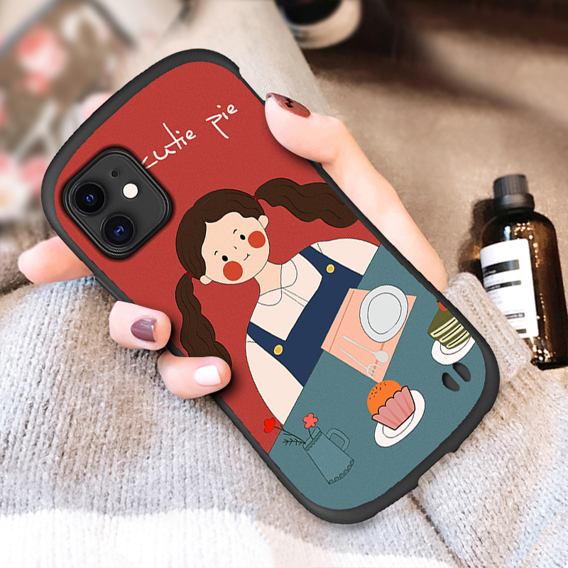 防摔专用款苹果软胶卡通小蛮腰