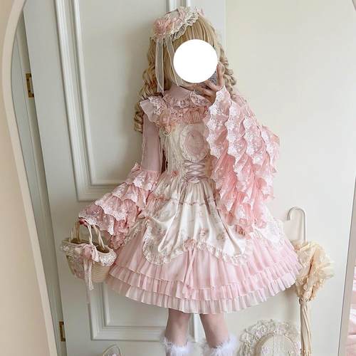 樱姬袖内搭洛丽塔雪纺衬衫