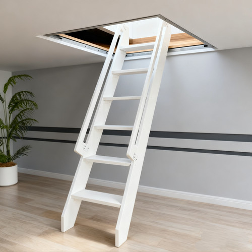 室内树屋吊铺实木阁楼爬梯