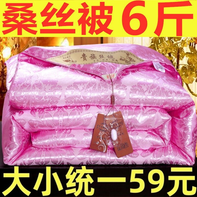 长丝被100%长丝被子被芯加厚保暖