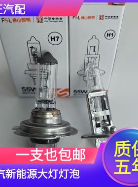 适用于北汽新能源EU5/R500/EX200/260/360/300近光远光灯卤素大灯