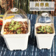 新款 透明方口闷养盖超厚花盆7cm10cm花盆闷养罩闷养套保温保湿