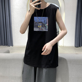 2026夏装新款ins潮牌宽松休闲无袖T恤运动坎肩背心A025-B291-P25，男装背心/马甲，电商A025