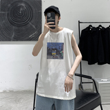 2026夏新款ins背心男无袖T恤宽松休闲潮牌坎肩背心A025-B291-P25，男装背心/马甲，电商A025