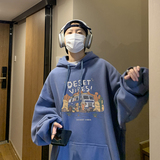 2026秋装新款沙漠汽车宽松情侣休闲连帽卫衣A025-W525-P50控68，男装卫衣，电商A025