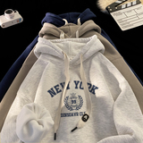 A025-W661-P50加绒602025春装字母连帽卫衣上衣潮牌美式重磅情，男装卫衣，电商A025