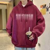 酒红色