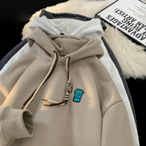 现货重磅2025秋冬装刺绣标宽松连帽卫衣外套A025-W670-P50控68，女装短外套，电商A025