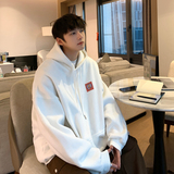 2026秋装小标笑脸印花宽松连帽卫衣外套港风A025-W526-P50控68，女装短外套，电商A025