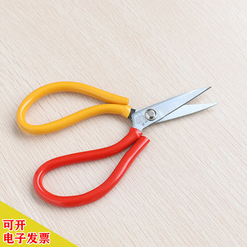 剪刀工业民用剪子皮革裁缝缝纫线剪小电子厂剪刀手工锋利尖头家用