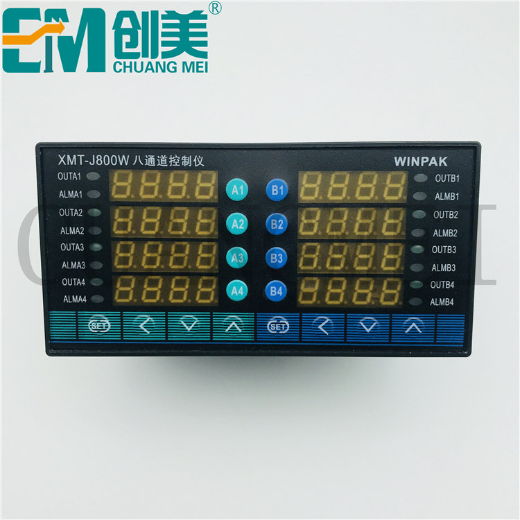 Multi channel Temperature Controller XMT-J800W Eight channel Temperature Controller Multi channel Temperature Controller 8-channel Intelligent Temperature Controller