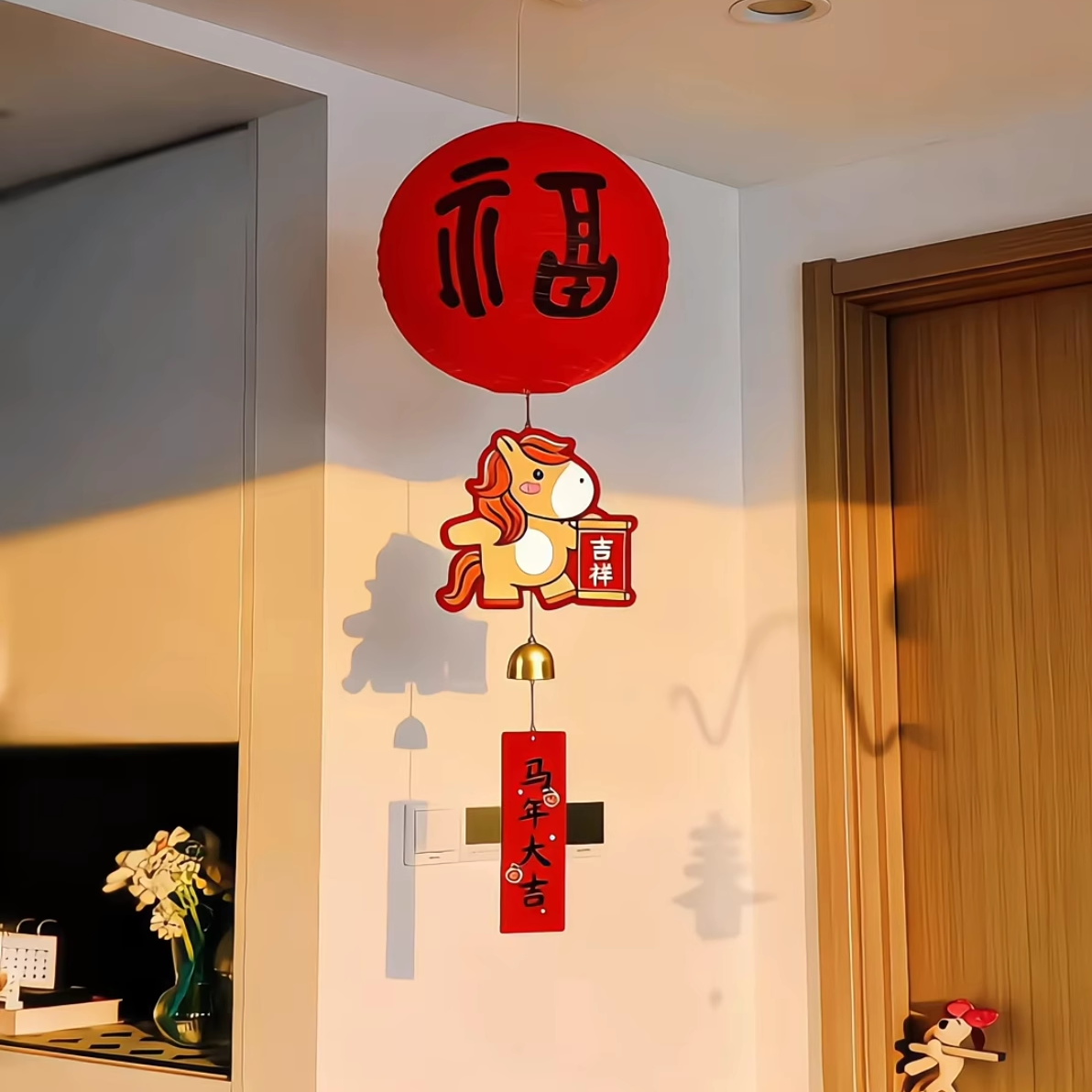 2026马年大吉灯笼挂件