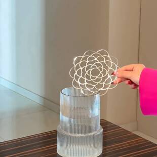 插花固定神器花瓶园艺辅助器金属网格可折叠对称插花板家用插花用