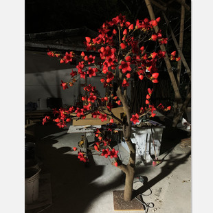 仿真木棉花树玉兰花树大型假花商场室内装饰摆放橱窗展厅美陈定制