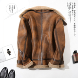2025冬季新款大码皮毛一体休闲夹克外套男D209A-PT588-P245，男装夹克，电商D209A