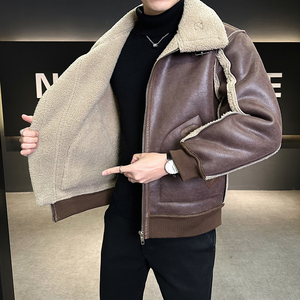 店主风 2025冬季主推新款皮毛一体保暖外套D209A-PT669-P255 两色图片