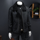 25年冬季新款皮毛一体加绒加厚夹克男外套D209A-PT789A-P245，男装夹克，电商D209A