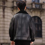 tim25年冬季新款皮毛一体加绒加厚夹克男外套D209A-PT588A-P245，男装夹克，电商D209A