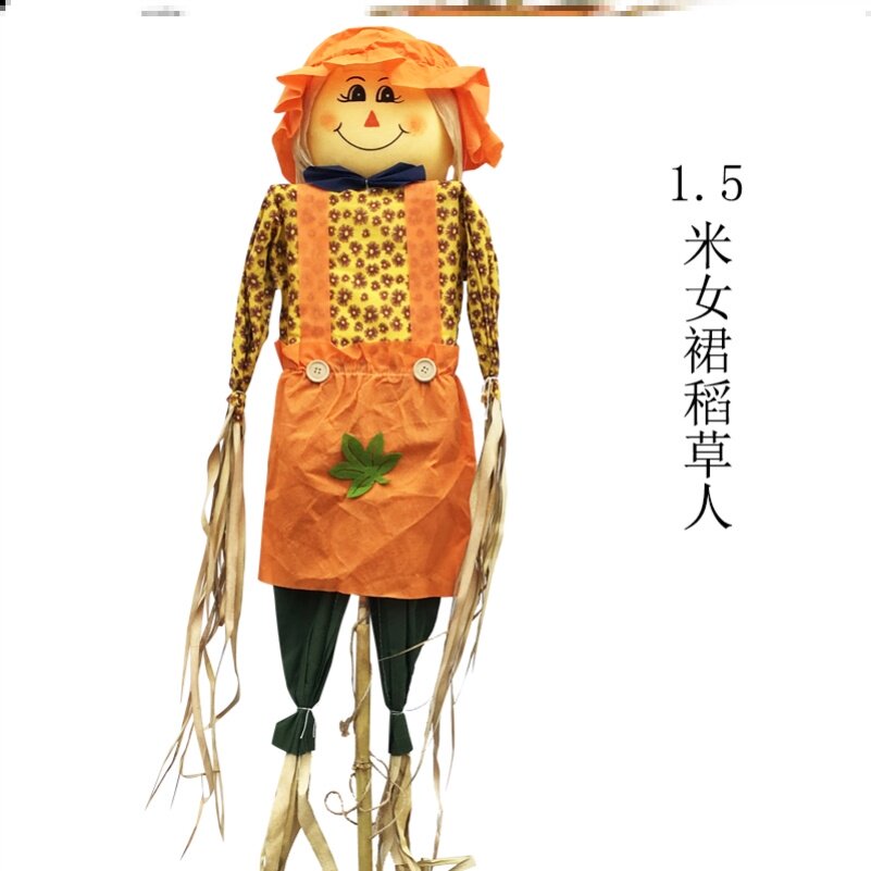 农田婚礼园子驱赶葡萄园创意装饰品不伤鸟赶鸟稻草人驱鸟玩偶拍摄