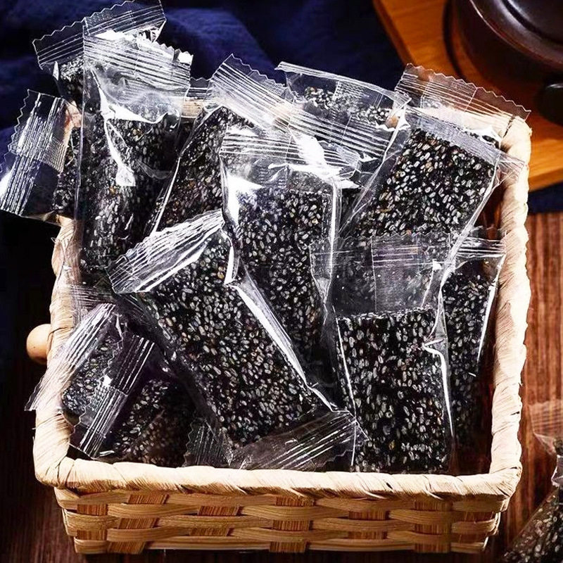 黑芝麻糕零食潮汕特产手工糕点软糕软糖切糕黑芝麻膏芝麻糖