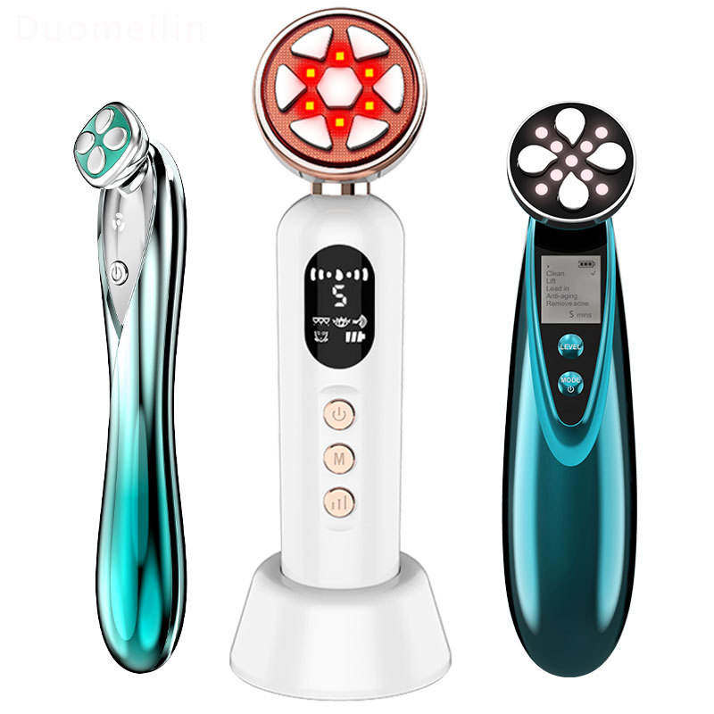 新款 电动仪导入仪多功能EMS按摩仪器洗脸家用洁面仪礼品K8