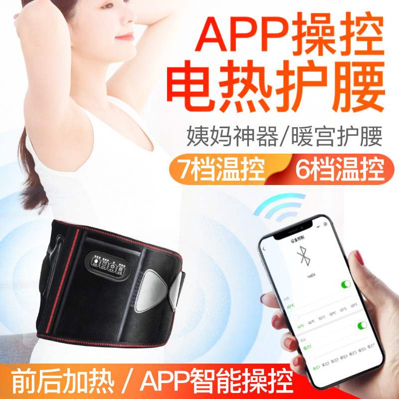 保暖热敷宫寒腰带发热理疗神器腰部充电按摩仪电热护腰