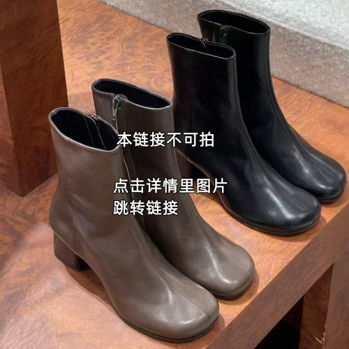 【即将上架】CZCAICAI2025新款粗跟靴子