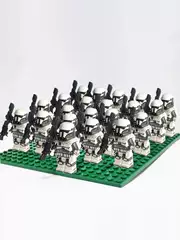 Star Wars Building Block Minifigures Stormtrooper Clone Trooper Rebel Alliance Dark Trooper Military Parade Team Formation Assembling Toys