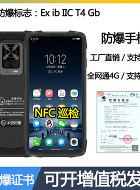 HASY/弘安电气EX-H90三防手机全网通4G防爆油田化工厂NFC加油站