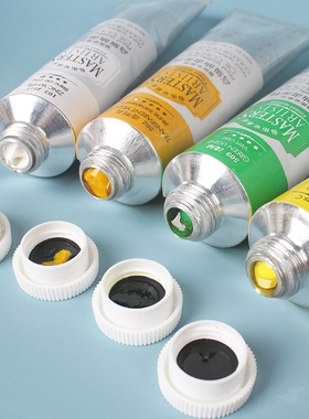 马利艺术家系列油画颜料60/200ml单支手工敲制铝管装专业级学生